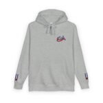 Cuba Script Logo Hoodie | Flag Accent Sleeve Stars - Image 8