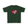 Kids Tee — Heart Flag Design: Cuban & Canadian Pride