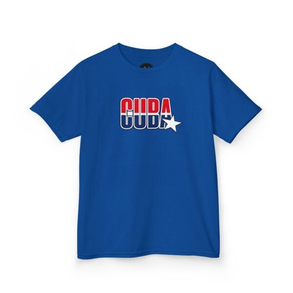 10292466198640319918_2048.jpeg Kids 'CUDA' Retro Star Tee — Patriotic Red & Blue Graphic