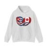 Cuban Canadian Flag Heart Hoodie | Cuba Canada Infinity Ribbon