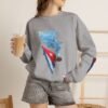 Cuban Flag Cigarette Smoke Crewneck Sweatshirt