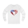 1054981952243753747_2048.jpeg Canada USA Heart Long Sleeve Tee - Canada & USA Flag Love Shirt