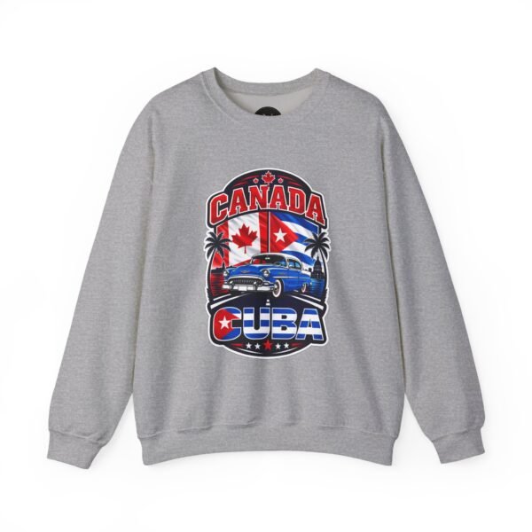 Canada Cuba Vintage Car Crewneck Sweatshirt