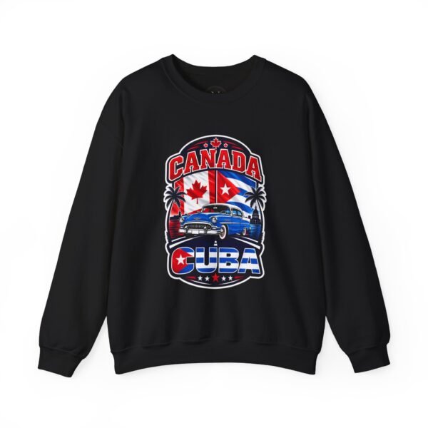 Canada Cuba Vintage Car Crewneck Sweatshirt