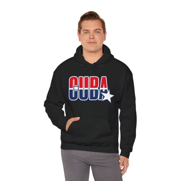 10933537958420847393_2048.jpeg Cuba Retro Flag Star Hoodie | Cuban Pride Pullover