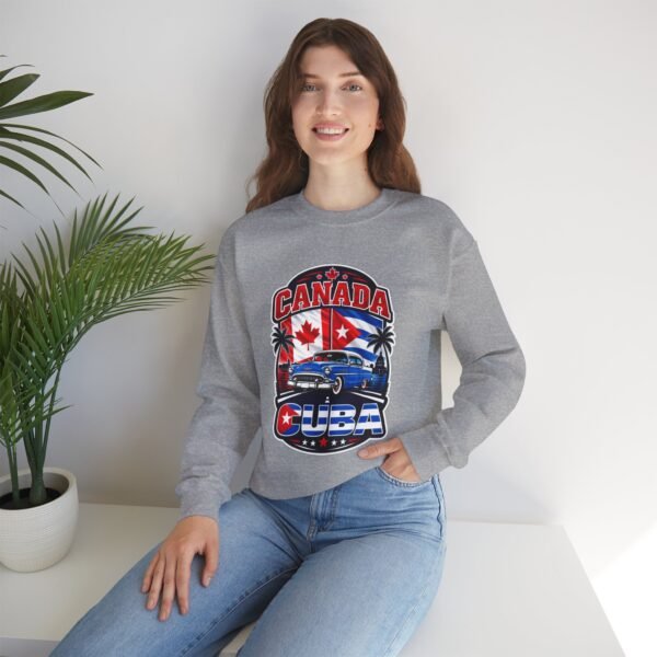 Canada Cuba Vintage Car Crewneck Sweatshirt