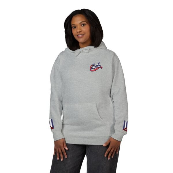 Cuba Script Logo Hoodie | Flag Accent Sleeve Stars