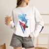 Cuban Flag Cigarette Smoke Crewneck Sweatshirt