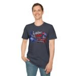 Quebec to Cuba Vintage Car Graphic T-Shirt - Image 24