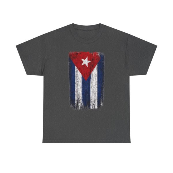 Distressed Cuban Flag T-Shirt | Cuba Flag Tee, Vintage Grunge Stripes