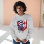Canadian Flag & Cuba Graphic Crewneck Sweatshirt - Image 2