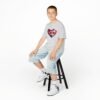 Kids Tee — Heart Flag Design: Cuban & Canadian Pride