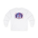 Long Sleeve Tee — Quebec Cuba Travel Badge Graphic