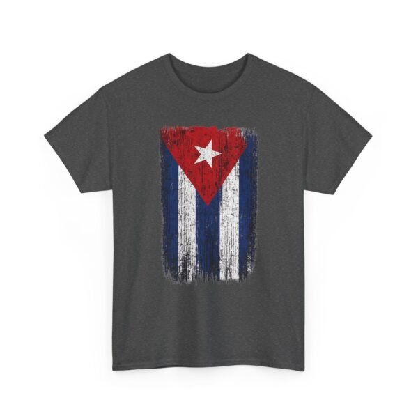 Distressed Cuban Flag T-Shirt | Cuba Flag Tee, Vintage Grunge Stripes