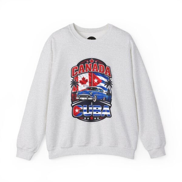 Canada Cuba Vintage Car Crewneck Sweatshirt