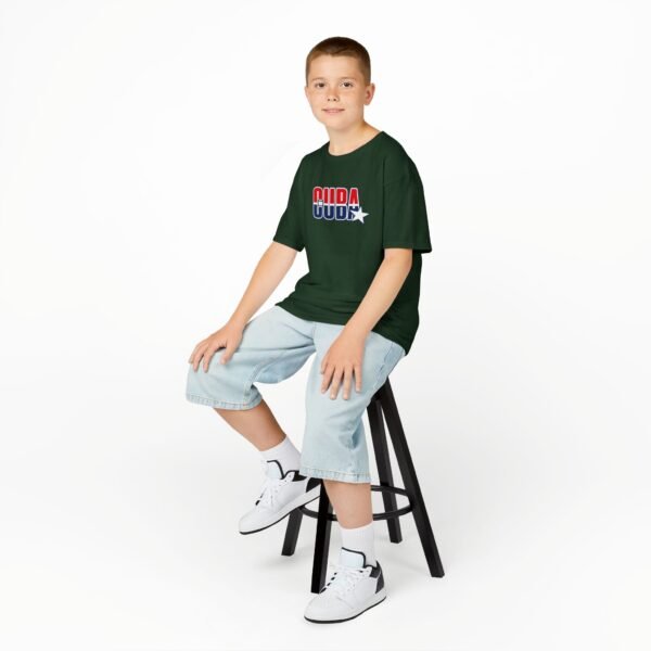 1188535417230941500_2048.jpeg Kids 'CUDA' Retro Star Tee — Patriotic Red & Blue Graphic