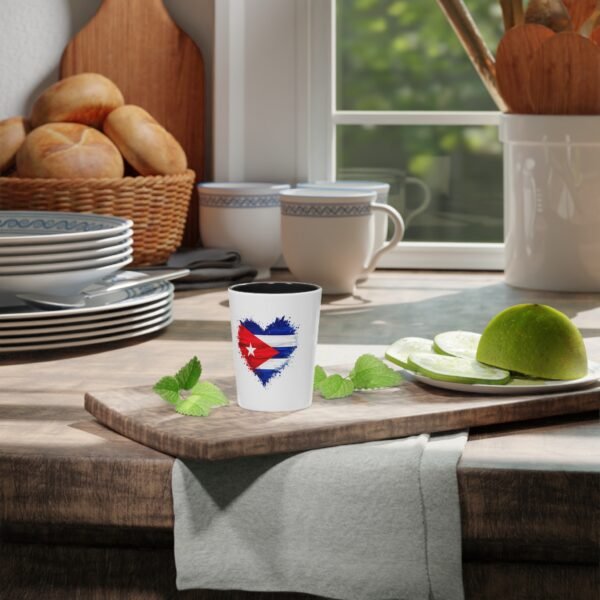Cuban Flag Heart Shot Glass