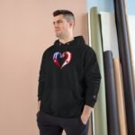 Champion Cuba Canada Heart Hoodie – Cuban & Canadian Pride Unisex Black Hoodie