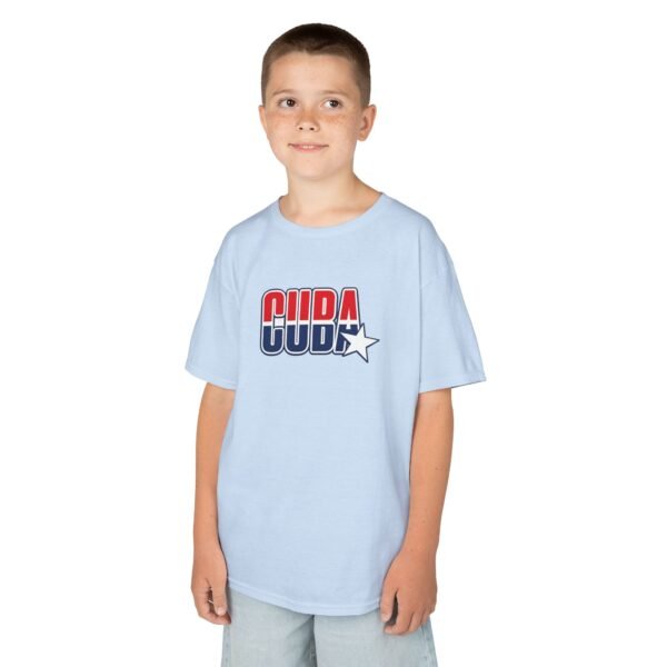 12175124530714385079_2048.jpeg Kids 'CUDA' Retro Star Tee — Patriotic Red & Blue Graphic