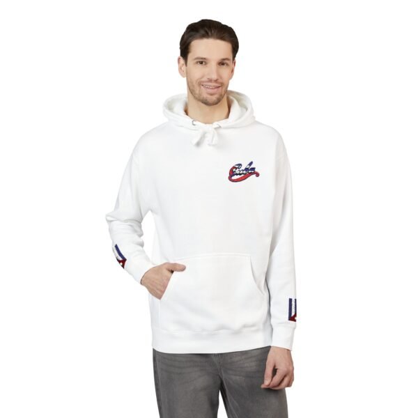 Cuba Script Logo Hoodie | Flag Accent Sleeve Stars