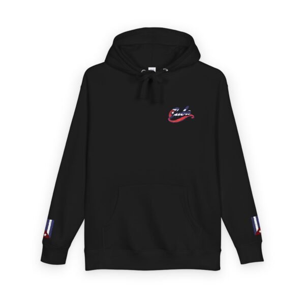 Cuba Script Logo Hoodie | Flag Accent Sleeve Stars
