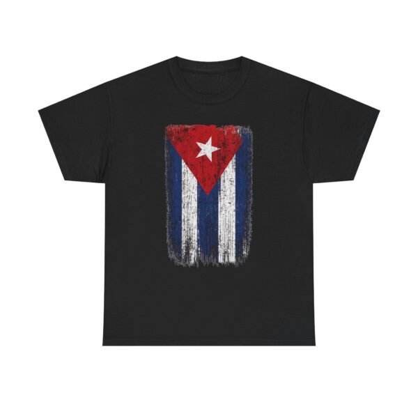 Distressed Cuban Flag T-Shirt | Cuba Flag Tee, Vintage Grunge Stripes