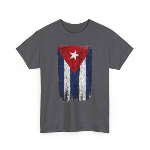Distressed Cuban Flag T-Shirt | Cuba Flag Tee, Vintage Grunge Stripes