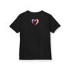 Kids Tee — Heart Flag Design: Cuban & Canadian Pride