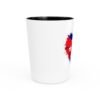 Cuban Flag Heart Shot Glass