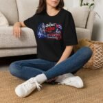 Quebec to Cuba Vintage Car Graphic T-Shirt - Image 3