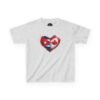 Kids Tee — Heart Flag Design: Cuban & Canadian Pride