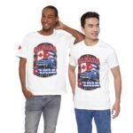 Cuba Canada Shirt, Cuba Canada T-Shirt, Cuban Canadian Shirt, Canada Flag Sleeve Tee, Cuba Travel Shirt, Retro Graphic Tee, Unisex Shirt - Image 5