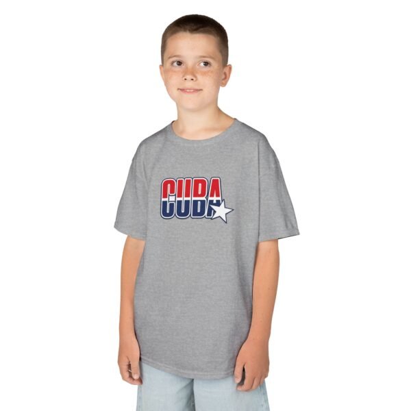 13065007650781350482_2048.jpeg Kids 'CUDA' Retro Star Tee — Patriotic Red & Blue Graphic