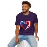 Two Nations One Heart T-Shirt, Cuba Canada Heart Flag Tee, Cuban Canadian Love Shirt, Heart of Cuba and Canada, Patriotic Graphic Tee - Image 28