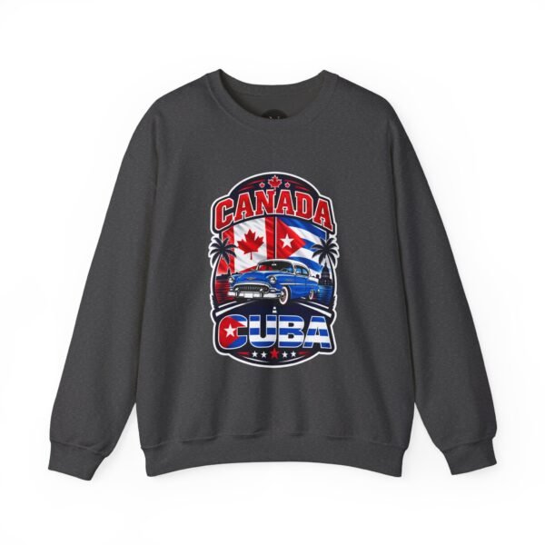 Canada Cuba Vintage Car Crewneck Sweatshirt