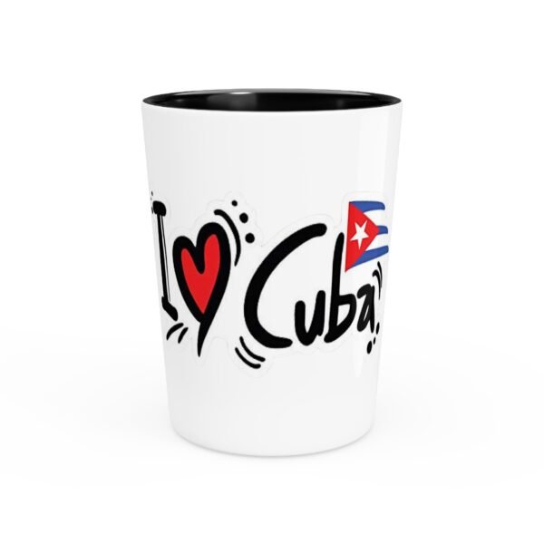 I Heart Cuba Shot Glass – Cuban Flag Souvenir & Party Favor