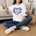 Cuba Québec T-Shirt for Women – Cuban Heart & Québec Pride