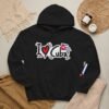 I Heart Cuba Hoodie | Cuban Flag Sleeve Sweatshirt