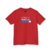 14583715191012908391_2048.jpeg Kids 'CUDA' Retro Star Tee — Patriotic Red & Blue Graphic