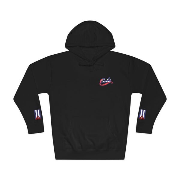 Cuba Script Logo Hoodie | Flag Accent Sleeve Stars