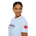 Canada & Cuba Flags T‑Shirt — "Different Lands, One Respect, One Pride" - Image 8