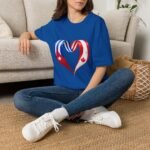 Two Nations One Heart T-Shirt, Cuba Canada Heart Flag Tee, Cuban Canadian Love Shirt, Heart of Cuba and Canada, Patriotic Graphic Tee - Image 23