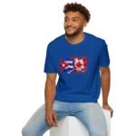 Cuba Canada Flag Splash T-Shirt — Cuban-Canadian Pride Graphic Tee - Image 16
