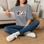 I Love Cuba T-Shirt with Canadian Maple Leaf – Cuba Canada Unisex Tee - Image 10