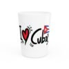 I Heart Cuba Shot Glass – Cuban Flag Souvenir & Party Favor