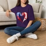 Two Nations One Heart T-Shirt, Cuba Canada Heart Flag Tee, Cuban Canadian Love Shirt, Heart of Cuba and Canada, Patriotic Graphic Tee - Image 27