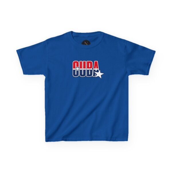15472681203712422746_2048.jpeg Kids 'CUDA' Retro Star Tee — Patriotic Red & Blue Graphic