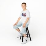 Kids T-Shirt — 'Canada' Retro Truck & Maple Landscape Graphic - Image 4
