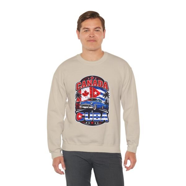 Canada Cuba Vintage Car Crewneck Sweatshirt
