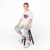 Kids Tee — Heart Flag Design: Cuban & Canadian Pride